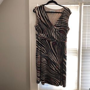Woman's Animal print dress, Size L
